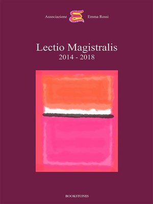 cover image of Lectio Magistralis 2014--2018